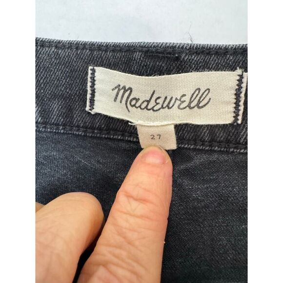 Madewell High Rise Cutoff Shorts Black - Women's Size 27 - Picture 8 of 8